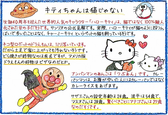 ハローキティちゃんは猫？サンリオの見解が衝撃的！ ％擬人化されたアレ？ 【名古屋市千種区の整体】鍼灸マッサージ師も通う「あすなろ治療院」